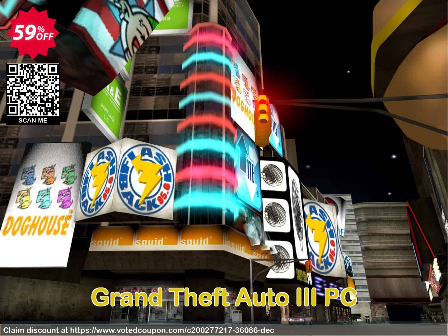 Grand Theft Auto III PC Coupon Code Apr 2024, 59% OFF - VotedCoupon