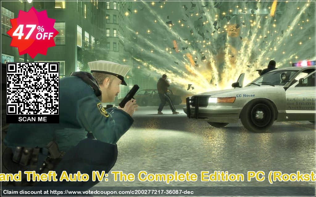 Grand Theft Auto IV: The Complete Edition PC, Rockstar  Coupon Code Apr 2024, 47% OFF - VotedCoupon