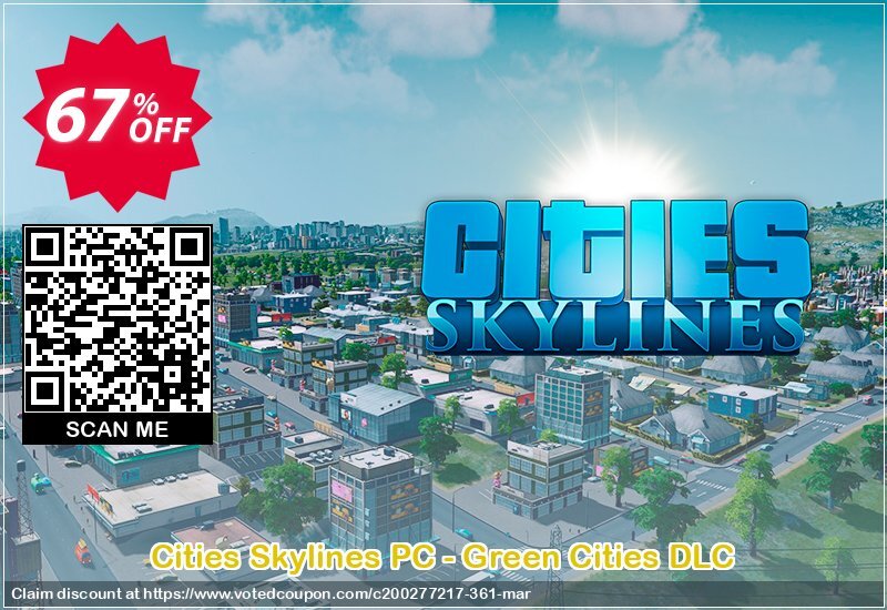 Cities Skylines PC - Green Cities DLC Coupon, discount Cities Skylines PC - Green Cities DLC Deal. Promotion: Cities Skylines PC - Green Cities DLC Exclusive offer 