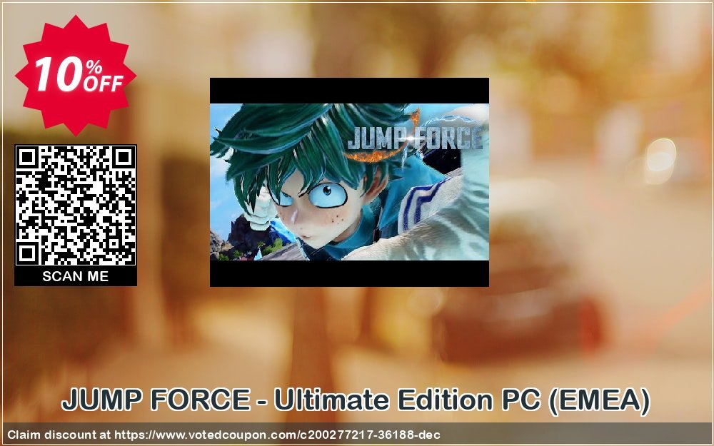 JUMP FORCE - Ultimate Edition PC, EMEA  Coupon, discount JUMP FORCE - Ultimate Edition PC (EMEA) Deal 2024 CDkeys. Promotion: JUMP FORCE - Ultimate Edition PC (EMEA) Exclusive Sale offer 