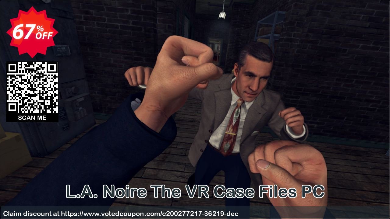 L.A. Noire The VR Case Files PC Coupon, discount L.A. Noire The VR Case Files PC Deal 2024 CDkeys. Promotion: L.A. Noire The VR Case Files PC Exclusive Sale offer 