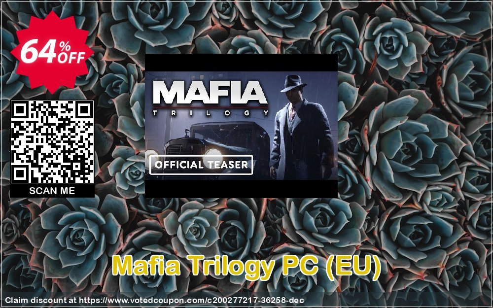 Mafia Trilogy PC, EU  Coupon, discount Mafia Trilogy PC (EU) Deal 2024 CDkeys. Promotion: Mafia Trilogy PC (EU) Exclusive Sale offer 