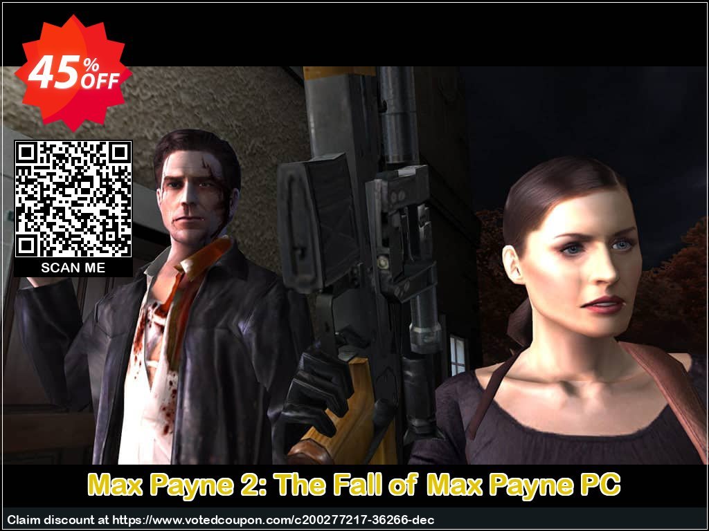 Max Payne 2: The Fall of Max Payne PC Coupon, discount Max Payne 2: The Fall of Max Payne PC Deal 2024 CDkeys. Promotion: Max Payne 2: The Fall of Max Payne PC Exclusive Sale offer 