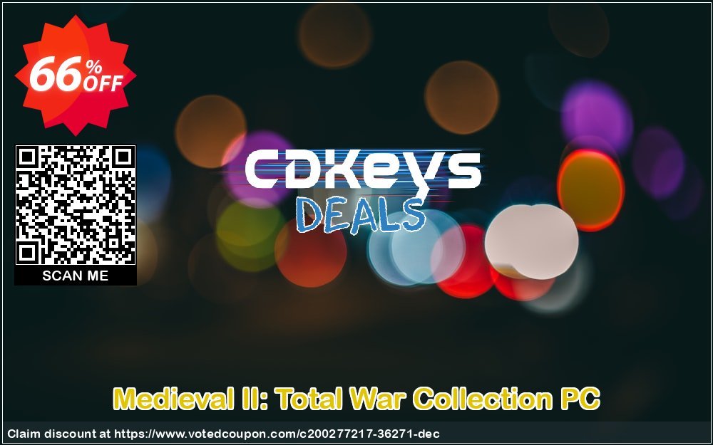 Medieval II: Total War Collection PC Coupon, discount Medieval II: Total War Collection PC Deal 2023 CDkeys. Promotion: Medieval II: Total War Collection PC Exclusive Sale offer 