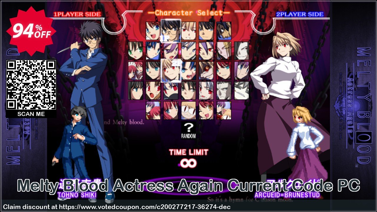 Melty Blood Actress Again Current Code PC Coupon, discount Melty Blood Actress Again Current Code PC Deal 2024 CDkeys. Promotion: Melty Blood Actress Again Current Code PC Exclusive Sale offer 