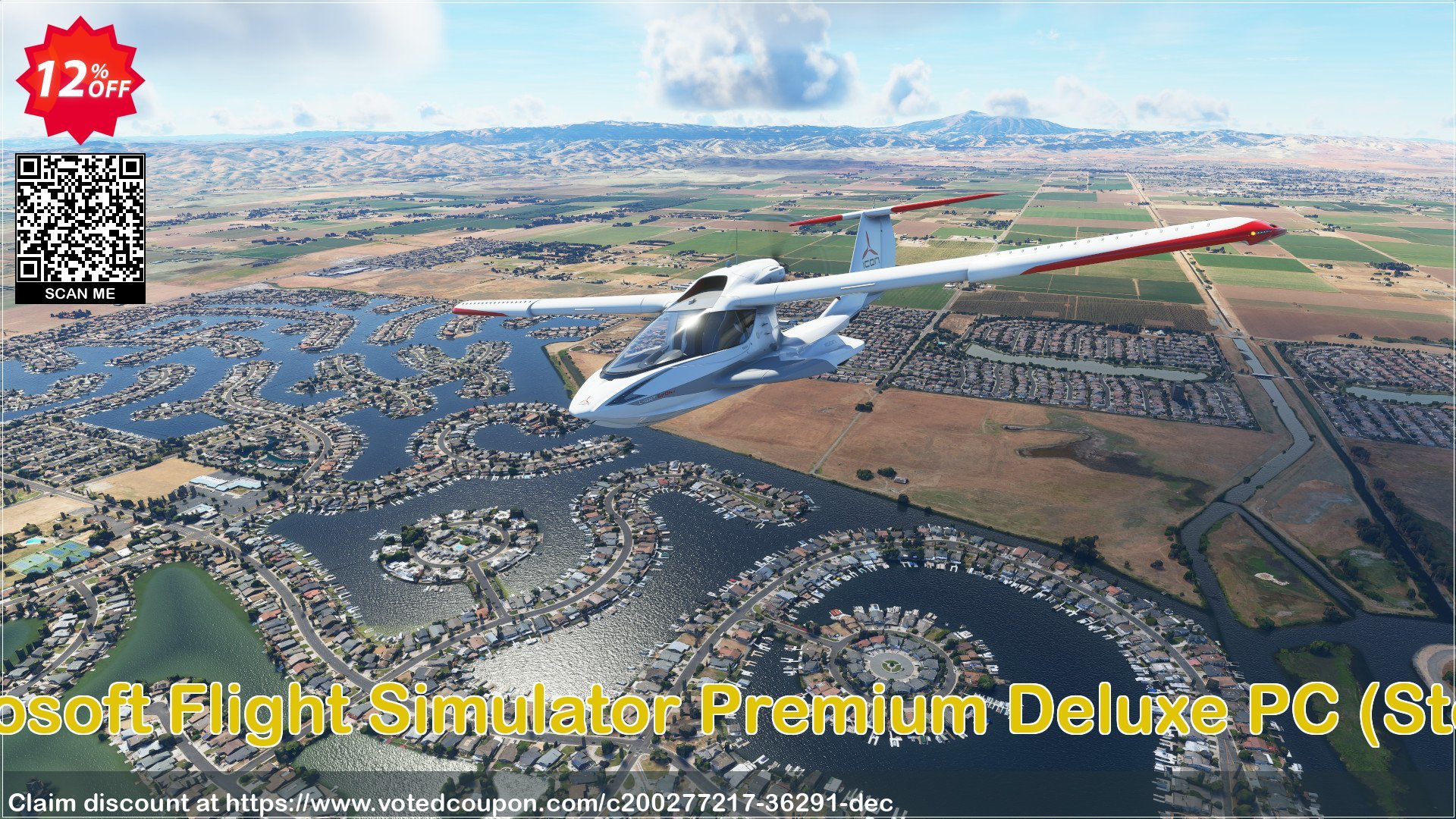 Microsoft Flight Simulator Premium Deluxe PC, Steam  Coupon Code Apr 2024, 12% OFF - VotedCoupon