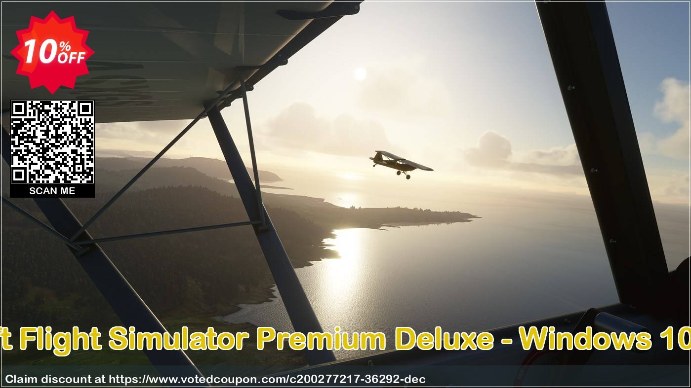 Microsoft Flight Simulator Premium Deluxe - WINDOWS 10 PC, US  Coupon, discount Microsoft Flight Simulator Premium Deluxe - Windows 10 PC (US) Deal 2024 CDkeys. Promotion: Microsoft Flight Simulator Premium Deluxe - Windows 10 PC (US) Exclusive Sale offer 