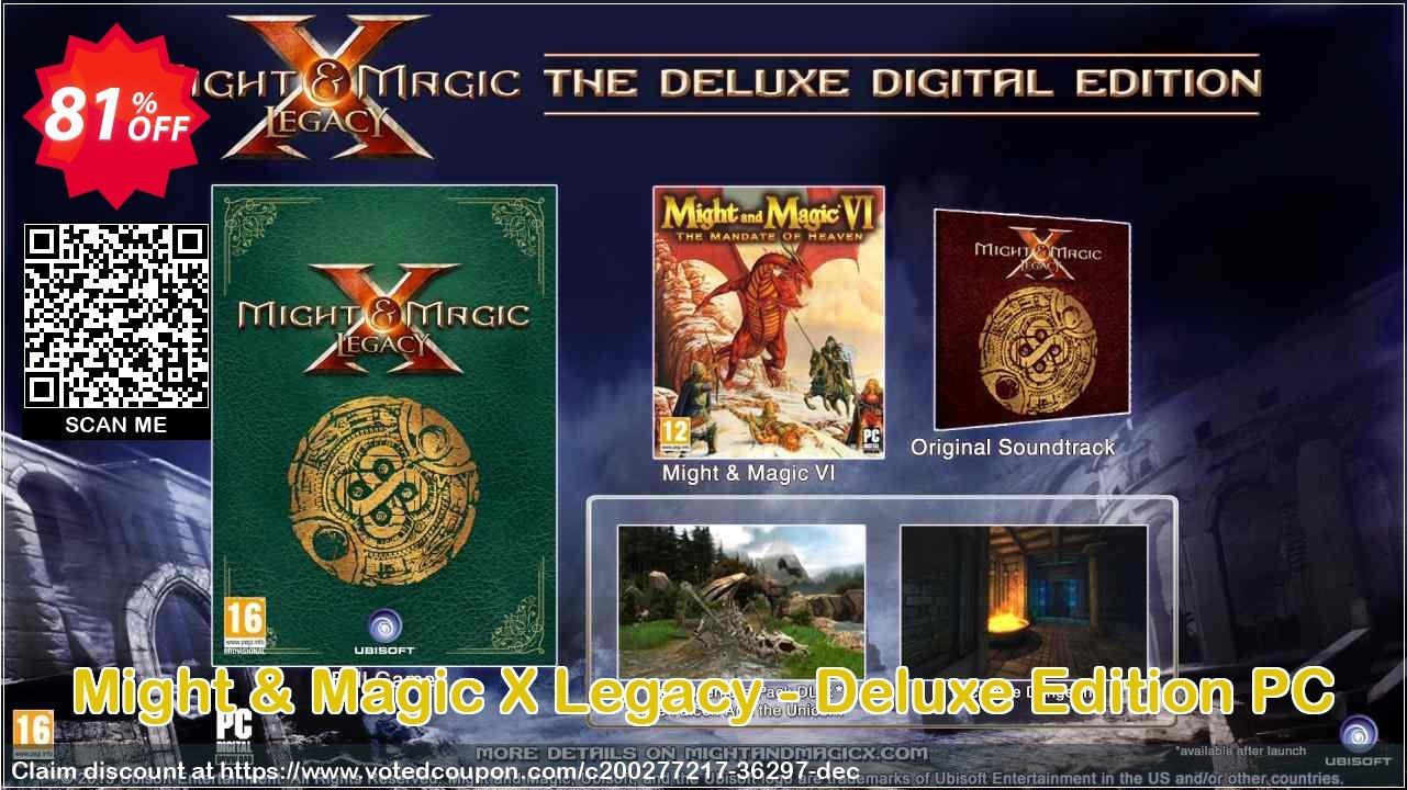 Might & Magic X Legacy - Deluxe Edition PC Coupon Code May 2024, 81% OFF - VotedCoupon