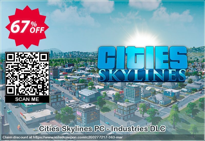 Cities Skylines PC - Industries DLC Coupon, discount Cities Skylines PC - Industries DLC Deal. Promotion: Cities Skylines PC - Industries DLC Exclusive offer 