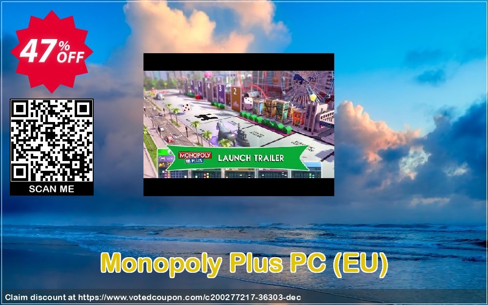 Monopoly Plus PC, EU  Coupon, discount Monopoly Plus PC (EU) Deal 2024 CDkeys. Promotion: Monopoly Plus PC (EU) Exclusive Sale offer 