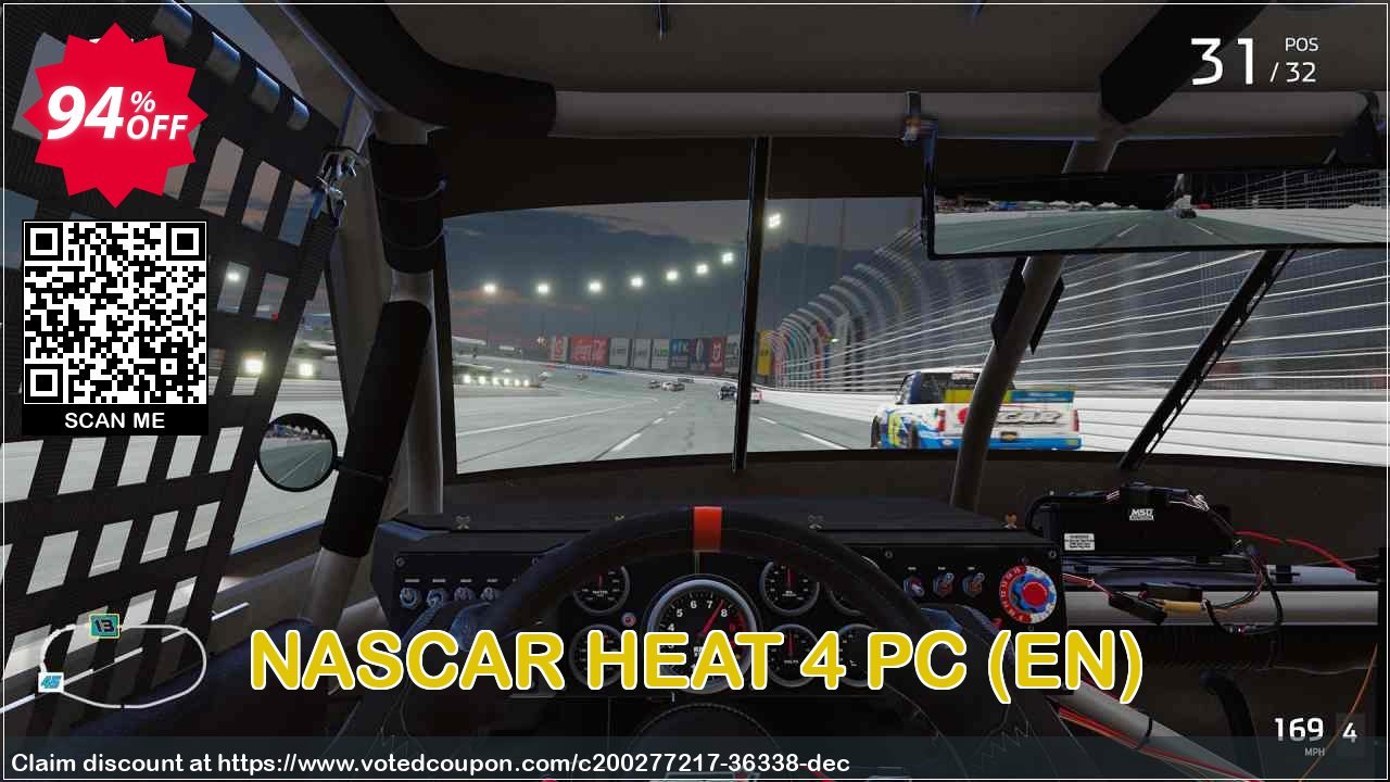 NASCAR HEAT 4 PC, EN  Coupon Code May 2024, 94% OFF - VotedCoupon