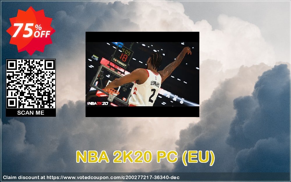 NBA 2K20 PC, EU  Coupon Code Apr 2024, 75% OFF - VotedCoupon