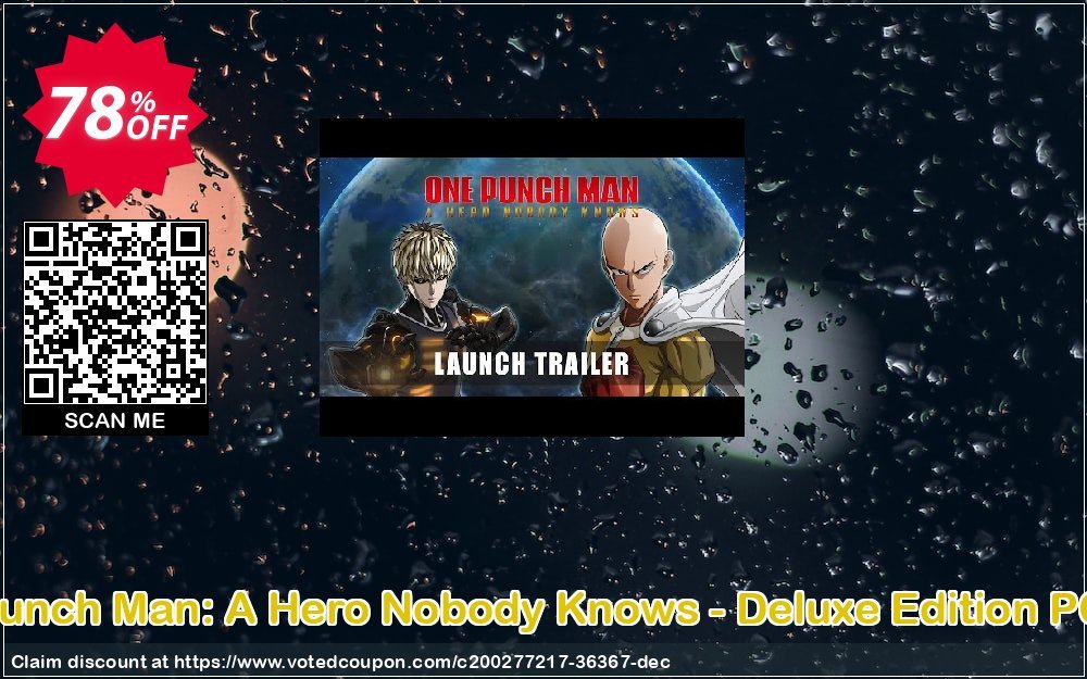 One Punch Man: A Hero Nobody Knows - Deluxe Edition PC, EU  Coupon Code Apr 2024, 78% OFF - VotedCoupon