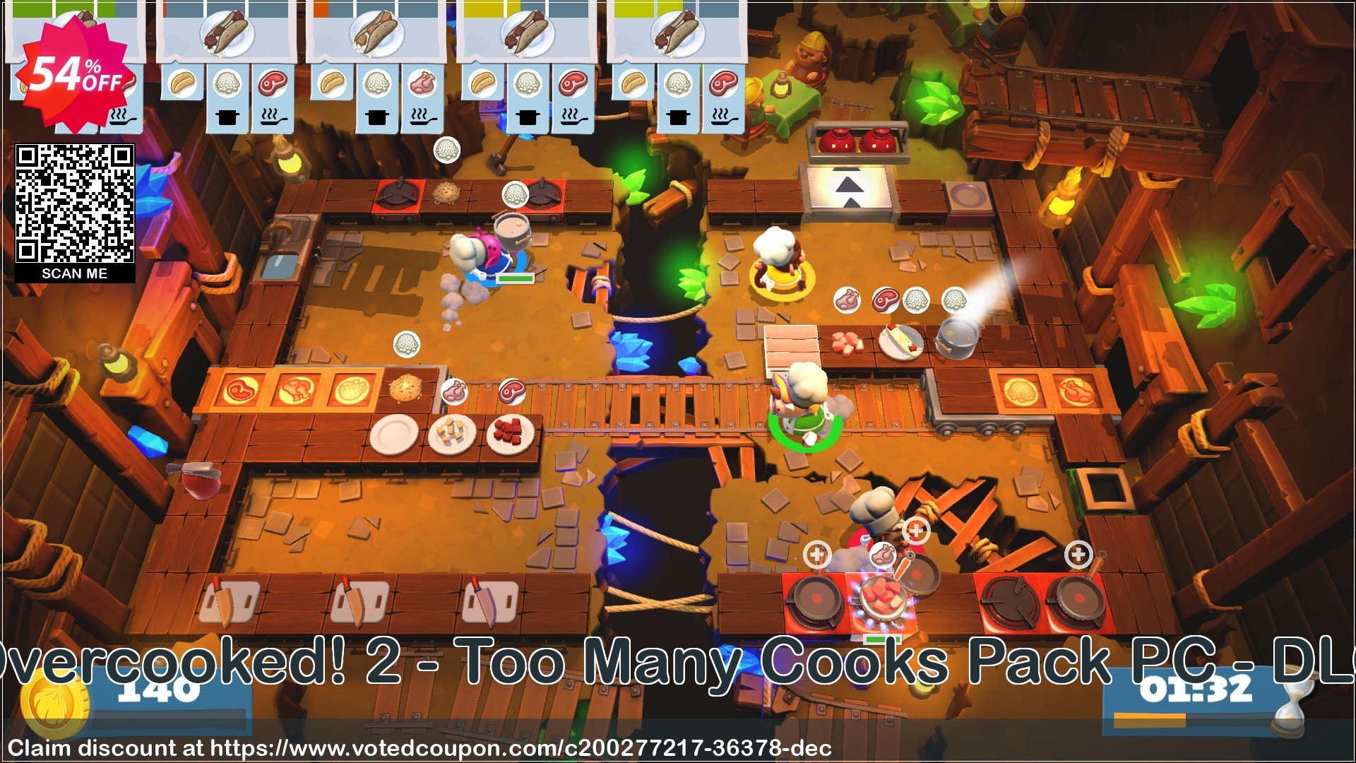 Overcooked! 2 - Too Many Cooks Pack PC - DLC Coupon, discount Overcooked! 2 - Too Many Cooks Pack PC - DLC Deal 2023 CDkeys. Promotion: Overcooked! 2 - Too Many Cooks Pack PC - DLC Exclusive Sale offer 