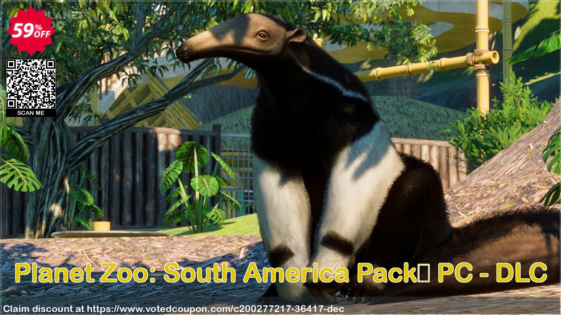Planet Zoo: South America Pack  PC - DLC Coupon, discount Planet Zoo: South America Pack  PC - DLC Deal 2024 CDkeys. Promotion: Planet Zoo: South America Pack  PC - DLC Exclusive Sale offer 