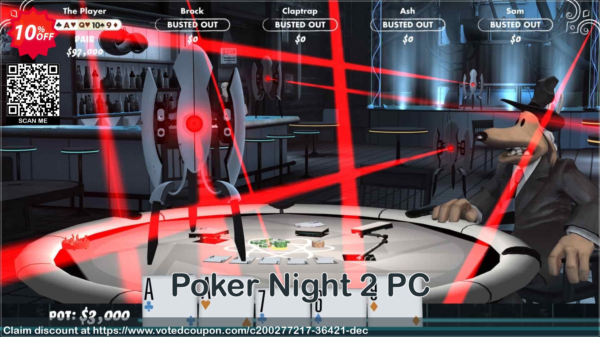 Poker Night 2 PC Coupon Code May 2024, 10% OFF - VotedCoupon