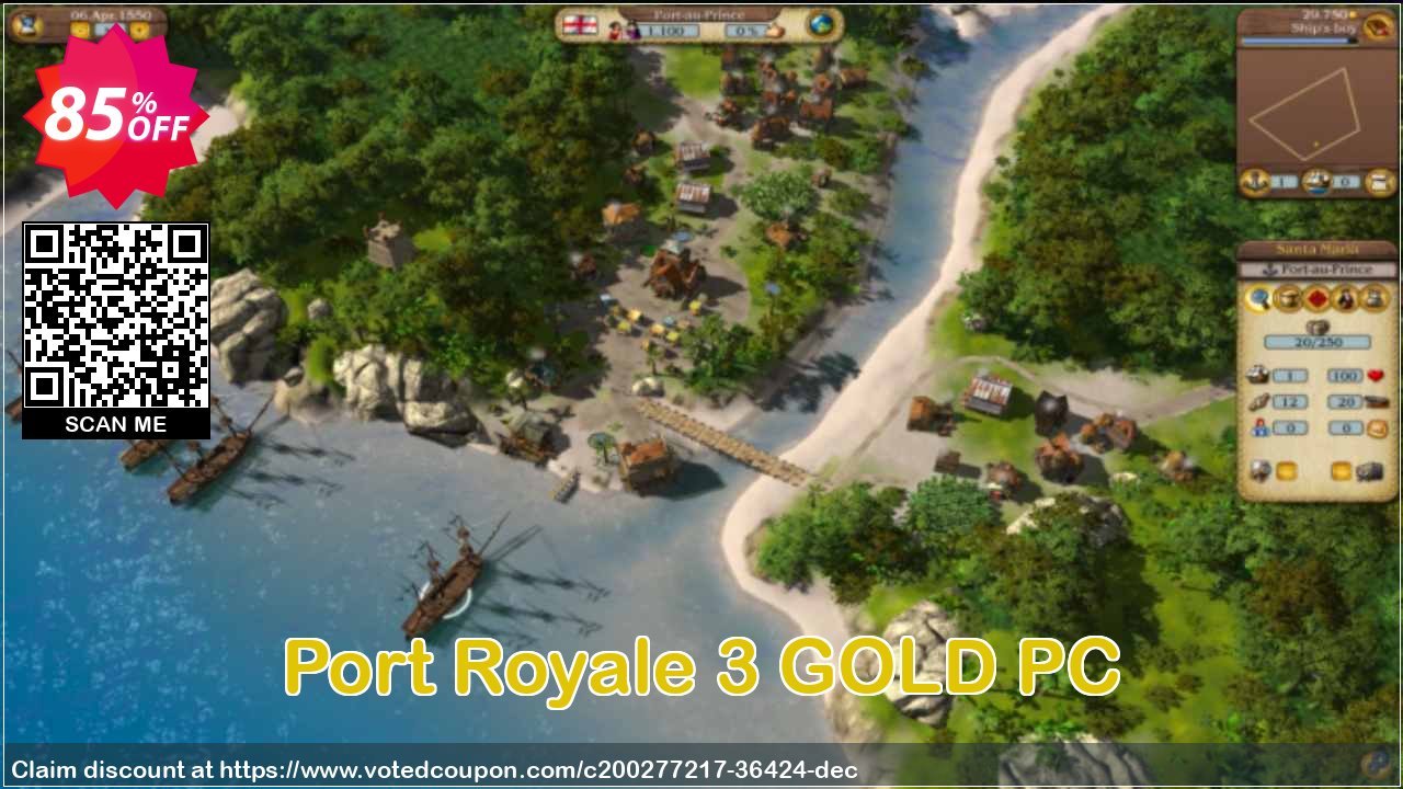Port Royale 3 GOLD PC Coupon Code May 2024, 85% OFF - VotedCoupon