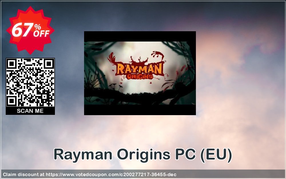 Rayman Origins PC, EU  Coupon, discount Rayman Origins PC (EU) Deal 2024 CDkeys. Promotion: Rayman Origins PC (EU) Exclusive Sale offer 
