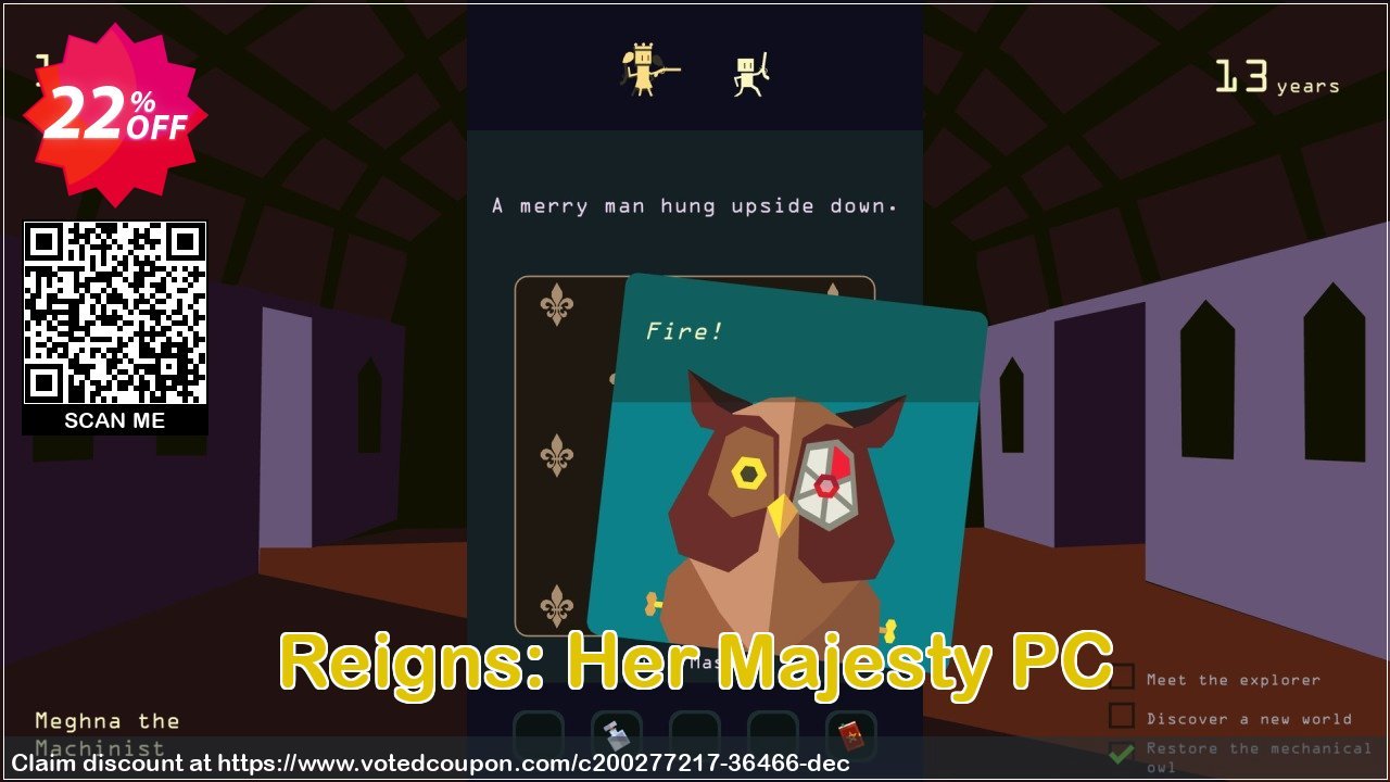 Reigns: Her Majesty PC Coupon, discount Reigns: Her Majesty PC Deal 2024 CDkeys. Promotion: Reigns: Her Majesty PC Exclusive Sale offer 