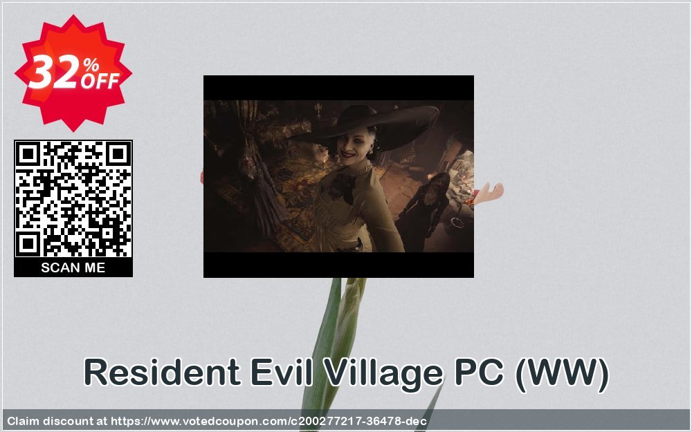 Resident Evil Village PC, WW  Coupon, discount Resident Evil Village PC (WW) Deal 2023 CDkeys. Promotion: Resident Evil Village PC (WW) Exclusive Sale offer 