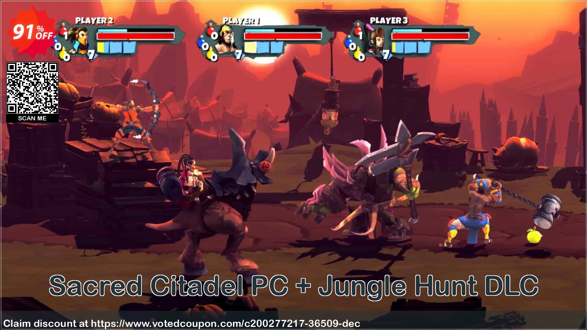 Sacred Citadel PC + Jungle Hunt DLC Coupon, discount Sacred Citadel PC + Jungle Hunt DLC Deal 2024 CDkeys. Promotion: Sacred Citadel PC + Jungle Hunt DLC Exclusive Sale offer 