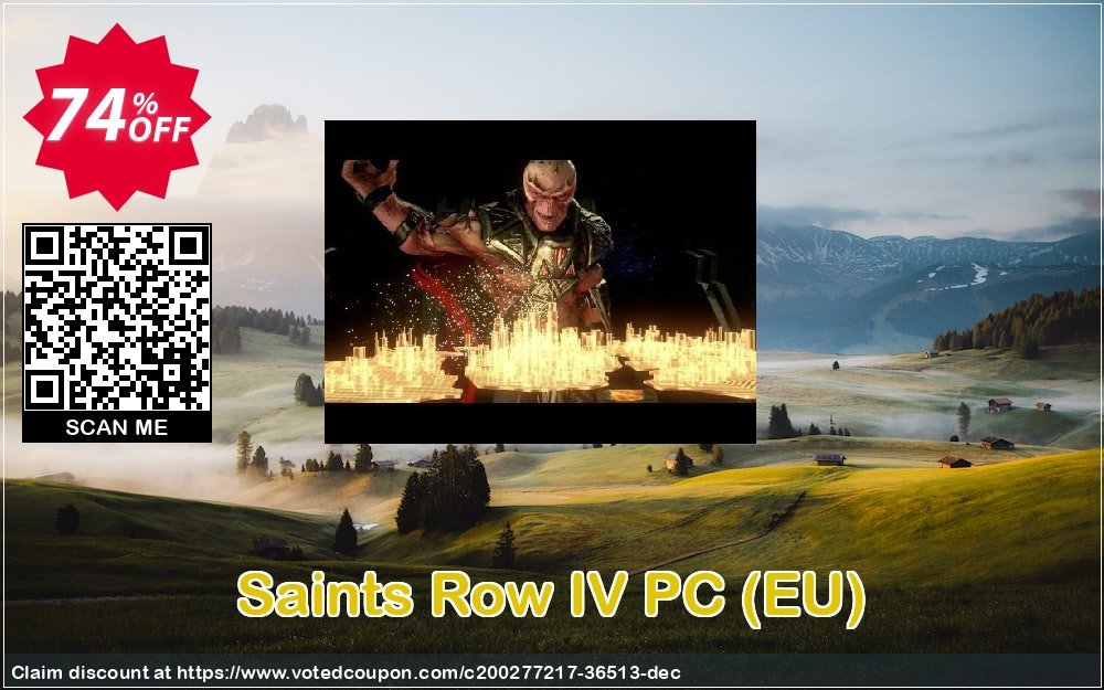 Saints Row IV PC, EU  Coupon, discount Saints Row IV PC (EU) Deal 2024 CDkeys. Promotion: Saints Row IV PC (EU) Exclusive Sale offer 