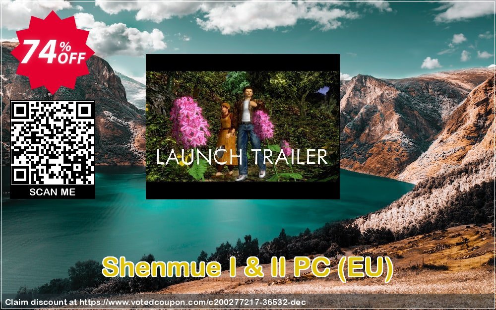 Shenmue I & II PC, EU  Coupon, discount Shenmue I & II PC (EU) Deal 2024 CDkeys. Promotion: Shenmue I & II PC (EU) Exclusive Sale offer 