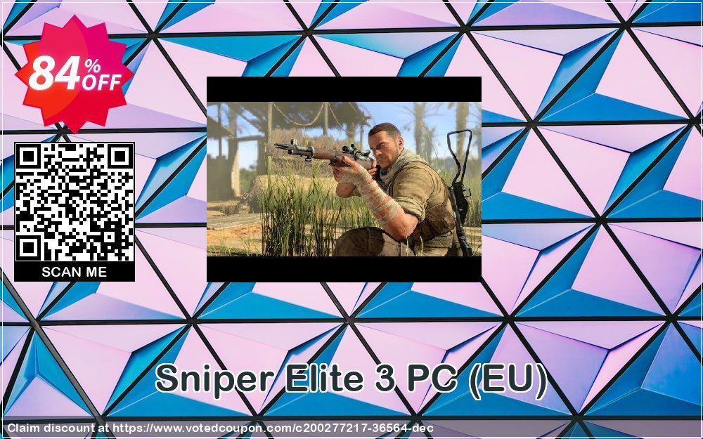 Sniper Elite 3 PC, EU  Coupon, discount Sniper Elite 3 PC (EU) Deal 2024 CDkeys. Promotion: Sniper Elite 3 PC (EU) Exclusive Sale offer 