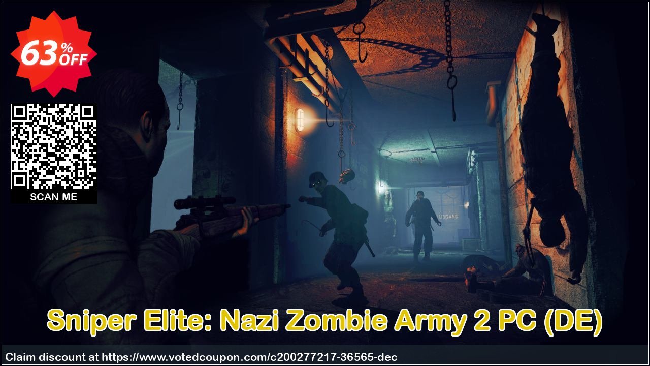 Sniper Elite: Nazi Zombie Army 2 PC, DE  Coupon Code May 2024, 63% OFF - VotedCoupon