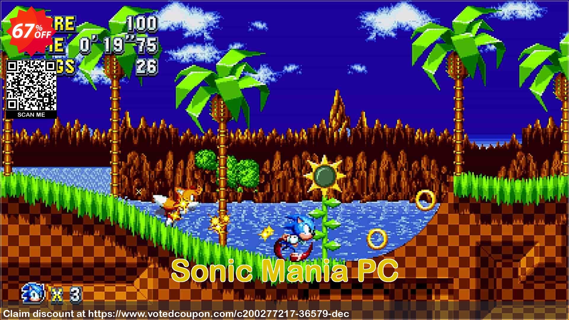 Sonic Mania PC Coupon Code May 2024, 67% OFF - VotedCoupon