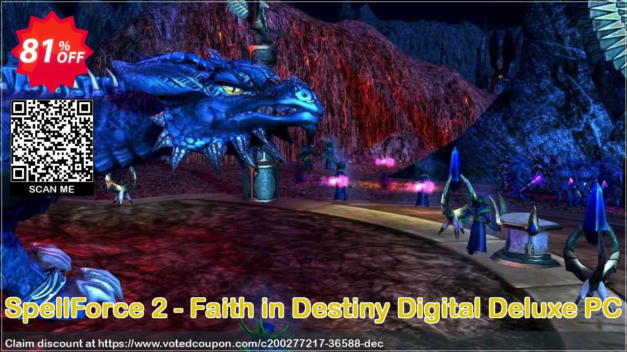 SpellForce 2 - Faith in Destiny Digital Deluxe PC Coupon, discount SpellForce 2 - Faith in Destiny Digital Deluxe PC Deal 2024 CDkeys. Promotion: SpellForce 2 - Faith in Destiny Digital Deluxe PC Exclusive Sale offer 