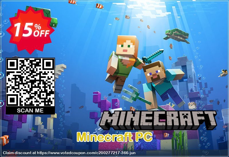 Minecraft PC Coupon, discount Minecraft PC Deal. Promotion: Minecraft PC Exclusive offer 