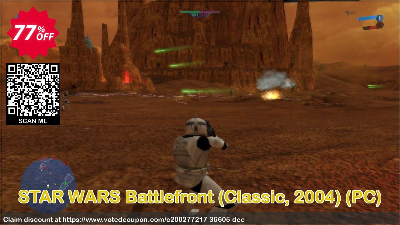 STAR WARS Battlefront, Classic, 2004 , PC  Coupon, discount STAR WARS Battlefront (Classic, 2004) (PC) Deal 2024 CDkeys. Promotion: STAR WARS Battlefront (Classic, 2004) (PC) Exclusive Sale offer 