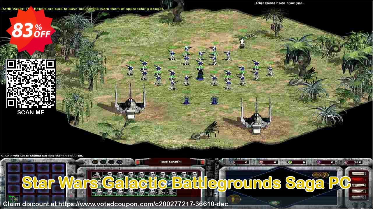 Star Wars Galactic Battlegrounds Saga PC Coupon, discount Star Wars Galactic Battlegrounds Saga PC Deal 2024 CDkeys. Promotion: Star Wars Galactic Battlegrounds Saga PC Exclusive Sale offer 