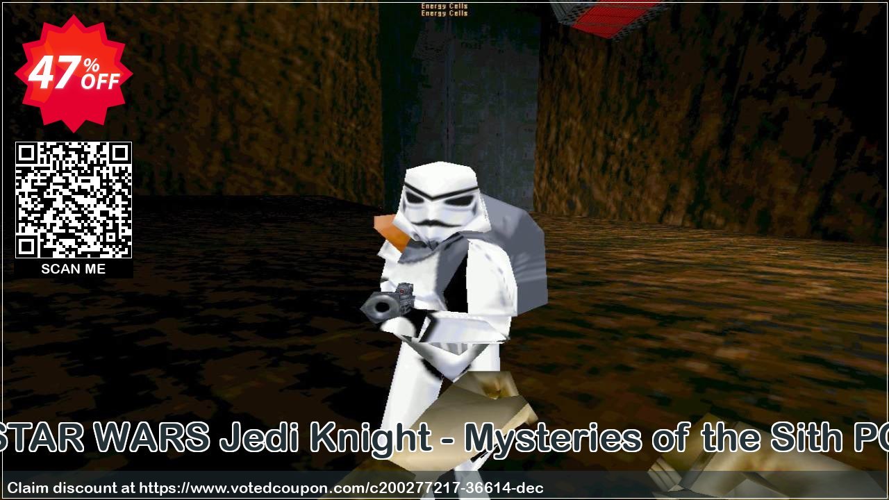 STAR WARS Jedi Knight - Mysteries of the Sith PC Coupon Code Apr 2024, 47% OFF - VotedCoupon