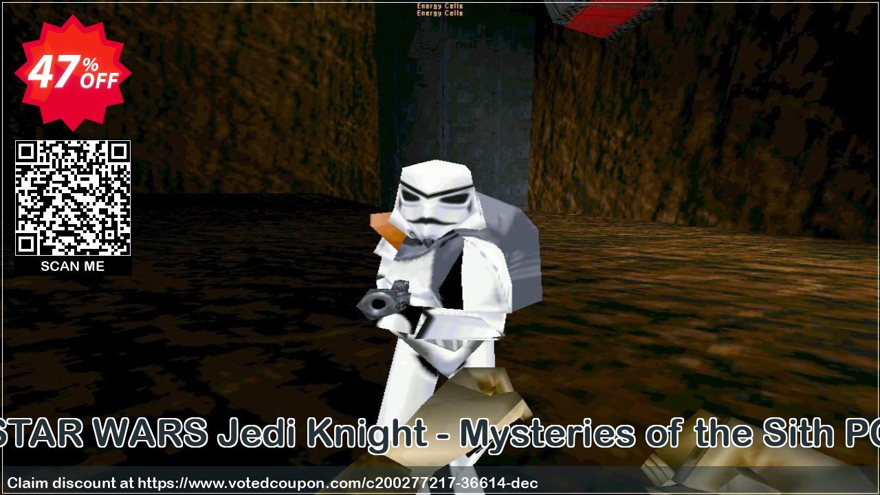 STAR WARS Jedi Knight - Mysteries of the Sith PC Coupon, discount STAR WARS Jedi Knight - Mysteries of the Sith PC Deal 2024 CDkeys. Promotion: STAR WARS Jedi Knight - Mysteries of the Sith PC Exclusive Sale offer 