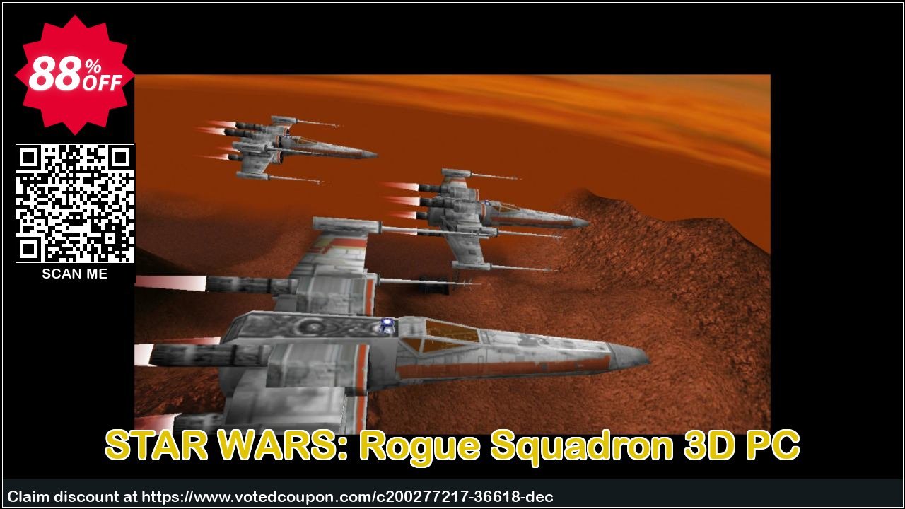 STAR WARS: Rogue Squadron 3D PC Coupon Code Apr 2024, 88% OFF - VotedCoupon