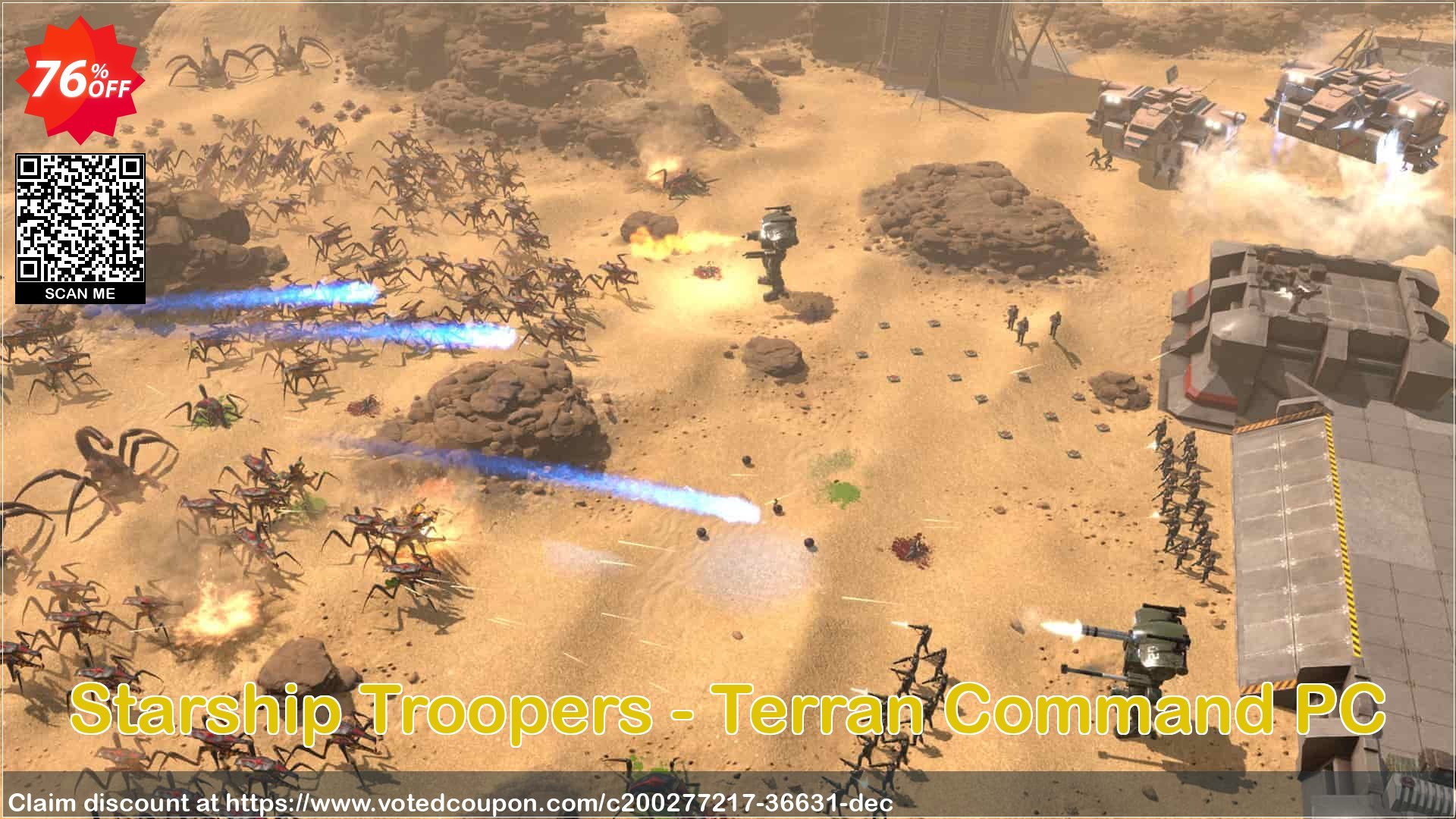 Starship Troopers - Terran Command PC Coupon Code May 2024, 76% OFF - VotedCoupon