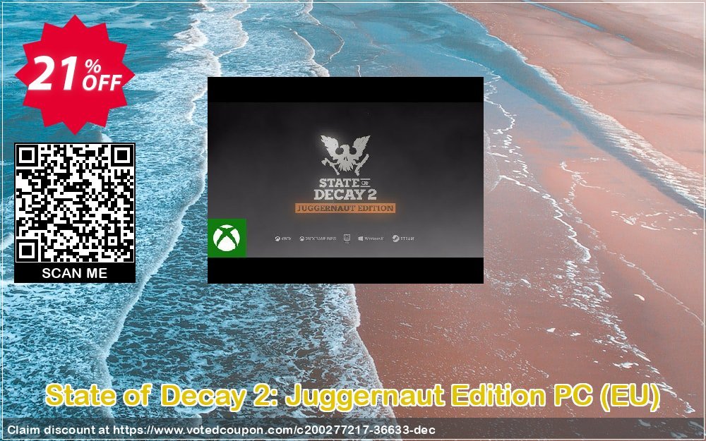 State of Decay 2: Juggernaut Edition PC, EU  Coupon, discount State of Decay 2: Juggernaut Edition PC (EU) Deal 2024 CDkeys. Promotion: State of Decay 2: Juggernaut Edition PC (EU) Exclusive Sale offer 