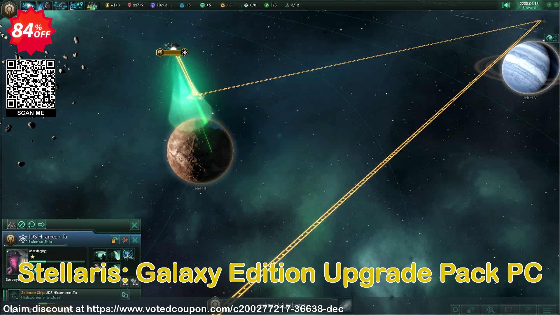 Stellaris: Galaxy Edition Upgrade Pack PC Coupon Code Apr 2024, 84% OFF - VotedCoupon
