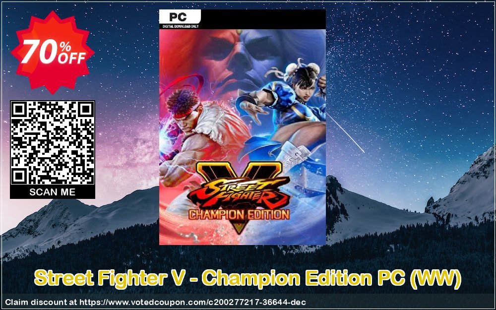 Street Fighter V - Champion Edition PC, WW  Coupon, discount Street Fighter V - Champion Edition PC (WW) Deal 2024 CDkeys. Promotion: Street Fighter V - Champion Edition PC (WW) Exclusive Sale offer 