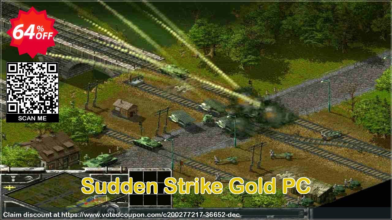 Sudden Strike Gold PC Coupon, discount Sudden Strike Gold PC Deal 2024 CDkeys. Promotion: Sudden Strike Gold PC Exclusive Sale offer 