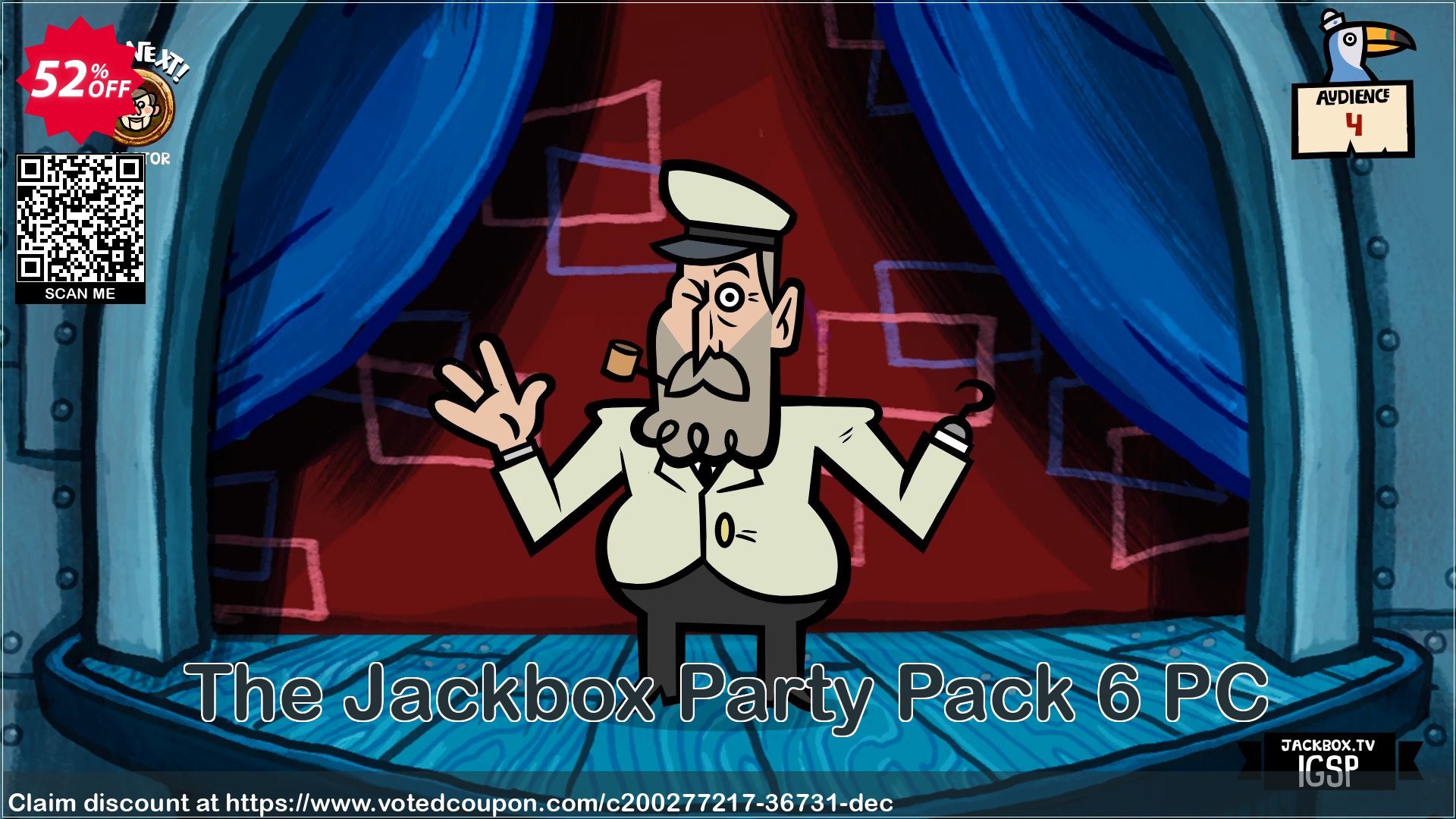 The Jackbox Party Pack 6 PC Coupon, discount The Jackbox Party Pack 6 PC Deal 2024 CDkeys. Promotion: The Jackbox Party Pack 6 PC Exclusive Sale offer 