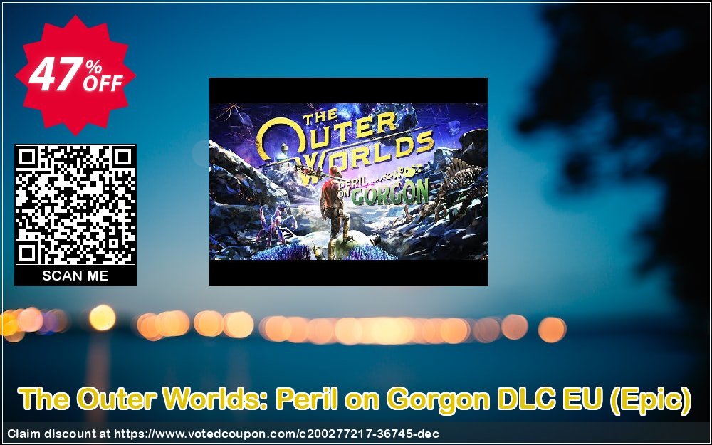 The Outer Worlds: Peril on Gorgon DLC EU, Epic  Coupon, discount The Outer Worlds: Peril on Gorgon DLC EU (Epic) Deal 2024 CDkeys. Promotion: The Outer Worlds: Peril on Gorgon DLC EU (Epic) Exclusive Sale offer 