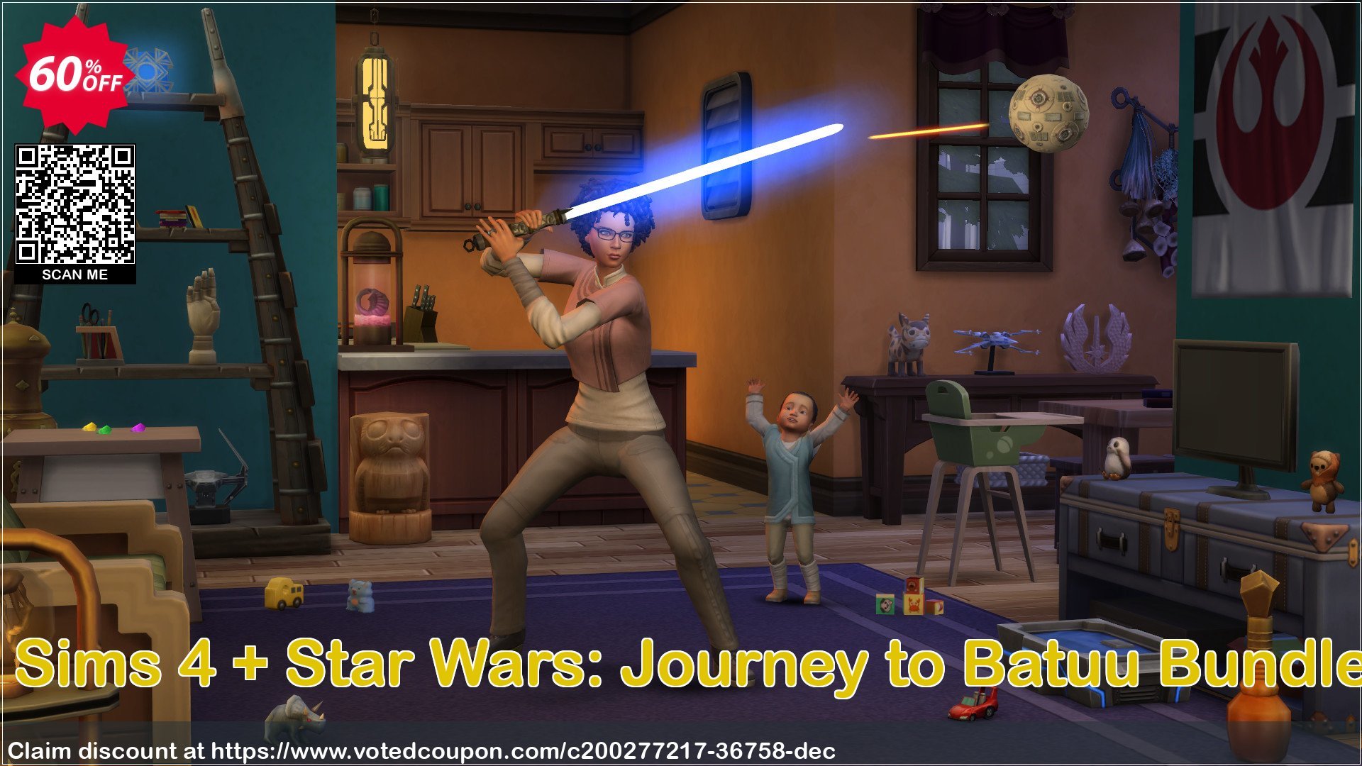 The Sims 4 + Star Wars: Journey to Batuu Bundle PC Coupon Code Apr 2024, 60% OFF - VotedCoupon