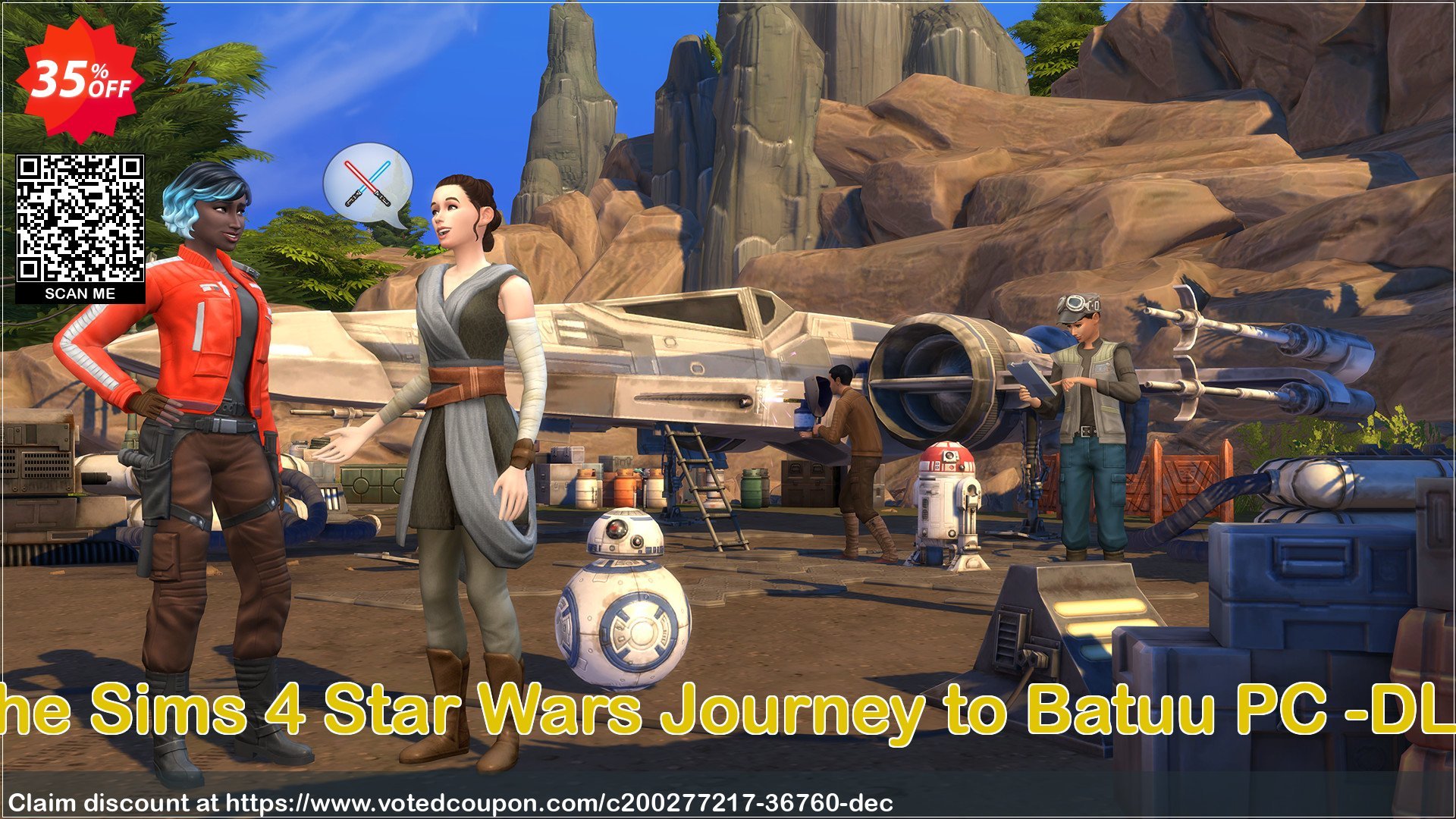 The Sims 4 Star Wars Journey to Batuu PC -DLC Coupon Code May 2024, 35% OFF - VotedCoupon