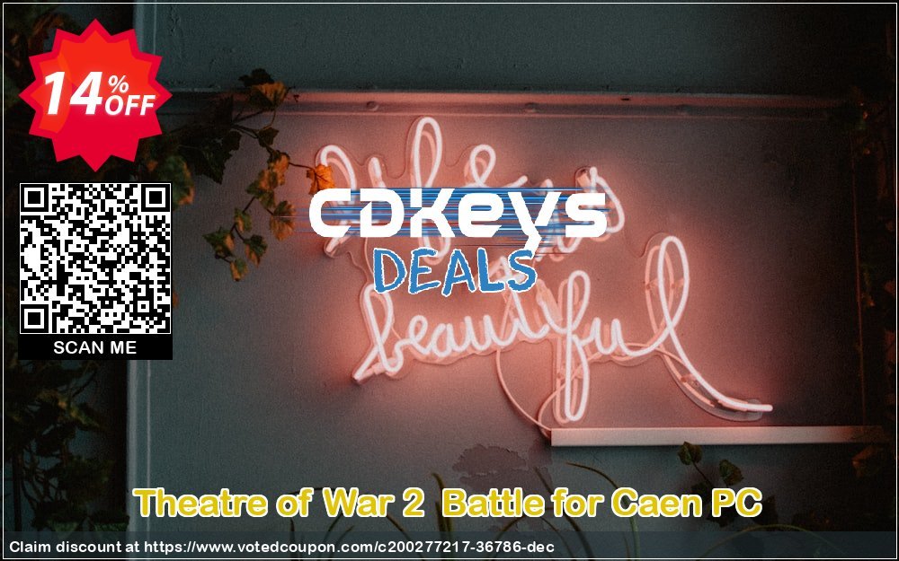 Theatre of War 2  Battle for Caen PC Coupon, discount Theatre of War 2  Battle for Caen PC Deal 2024 CDkeys. Promotion: Theatre of War 2  Battle for Caen PC Exclusive Sale offer 