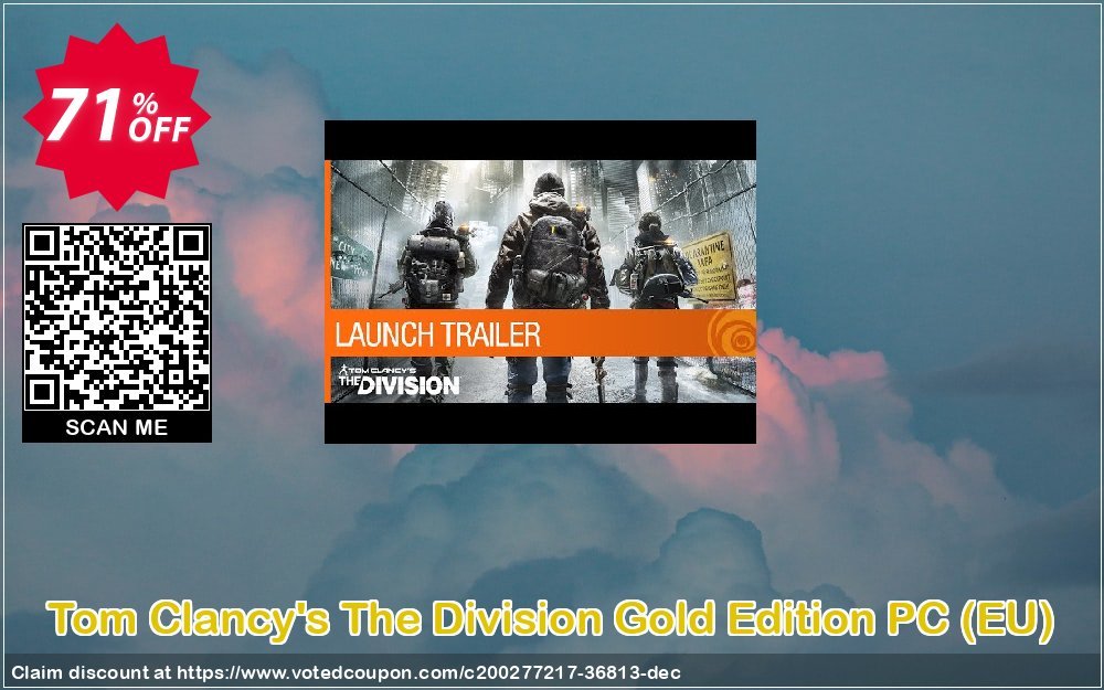 Tom Clancy's The Division Gold Edition PC, EU  Coupon Code Apr 2024, 71% OFF - VotedCoupon