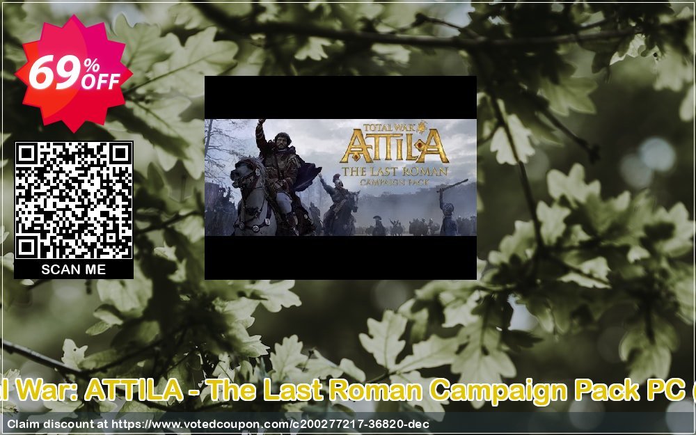 Total War: ATTILA - The Last Roman Campaign Pack PC, EU  Coupon Code Apr 2024, 69% OFF - VotedCoupon