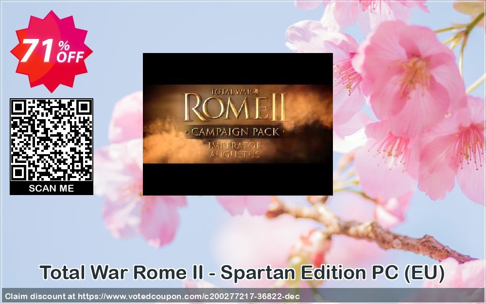 Total War Rome II - Spartan Edition PC, EU  Coupon Code Apr 2024, 71% OFF - VotedCoupon